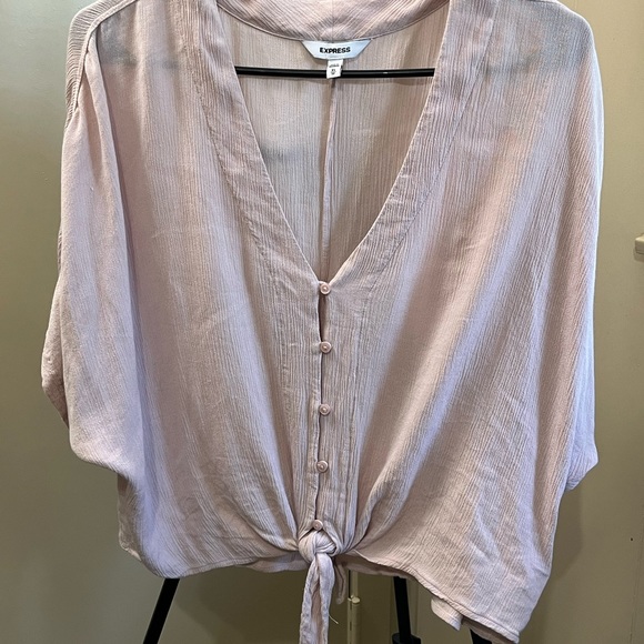 Blush pink Express shirt - Picture 1 of 3